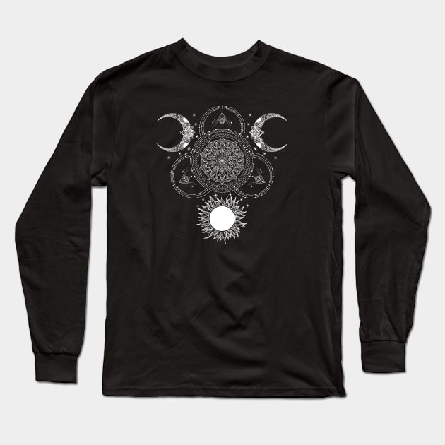 Seed of Life | Sacred Geometry Long Sleeve T-Shirt by CelestialStudio